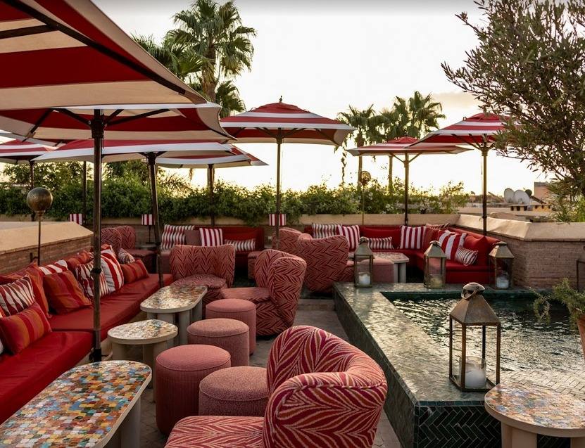 Rooftop terrace Marrakech
